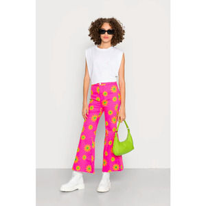 Free People Youthquake Printed Crop Lipstick Combo NWT 30